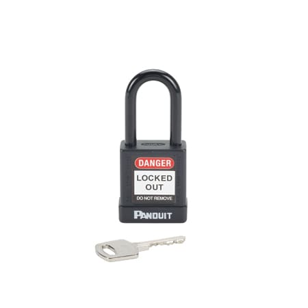 Panduit Black Plastic Body Padlock PSL-8BL